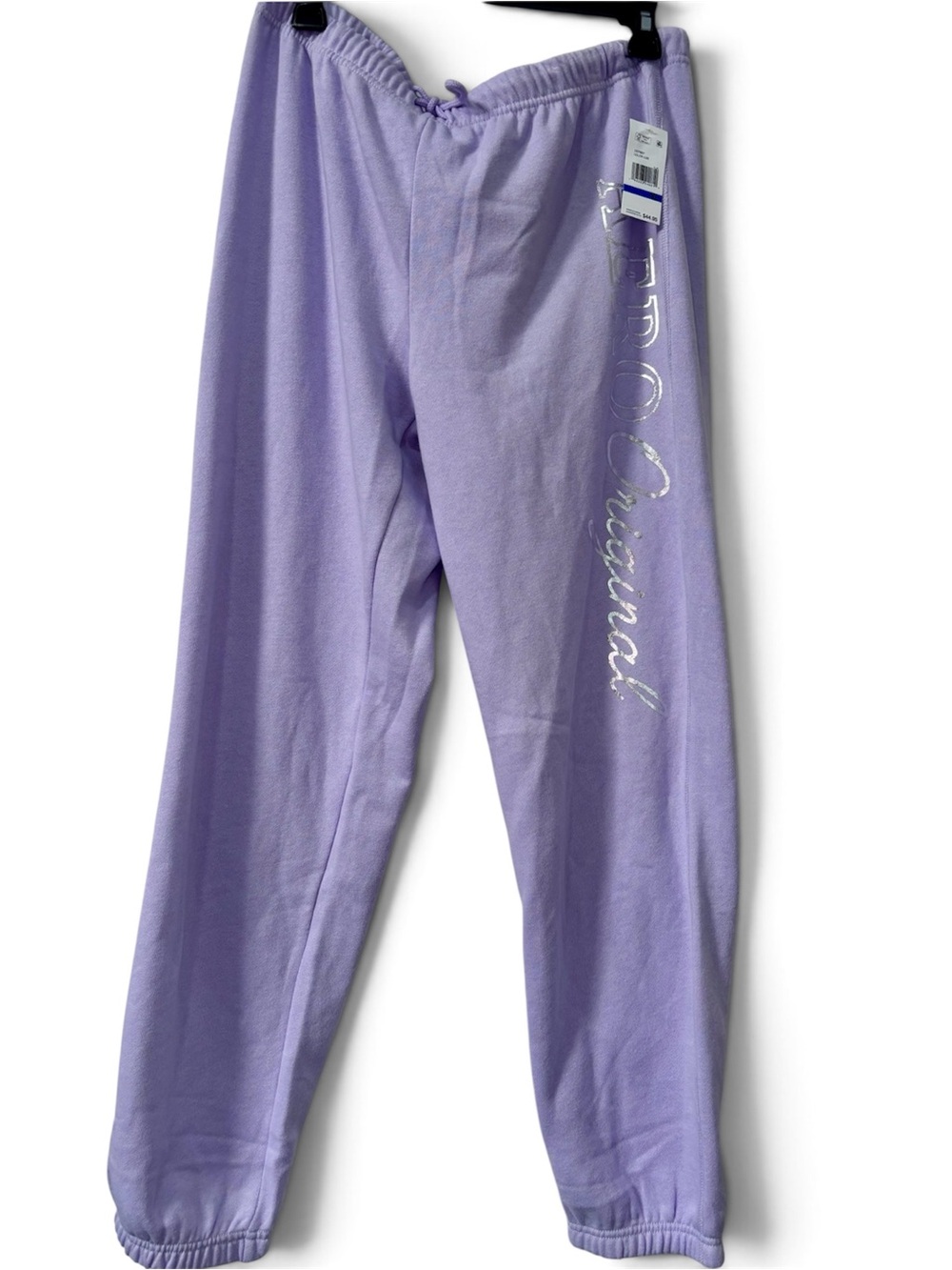 NWT Women’s Aeropostale Lavender Track Sweatpants with Silver Script size XL